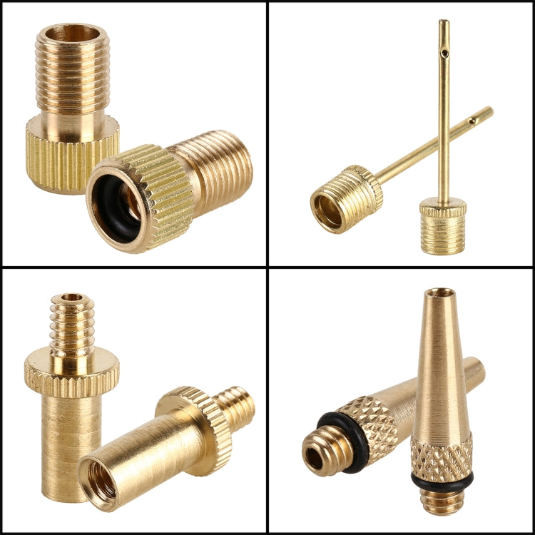 16 in 1 B Inflator Adapter French Mouth / US Mouth / UK Mouth Inflation Needle Adapter by buy2fix