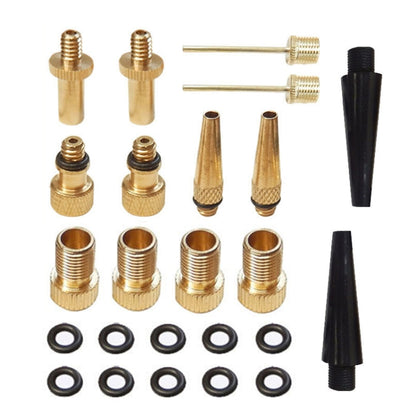 24 in 1 Inflator Adapter French Mouth / US Mouth / UK Mouth Inflation Needle Adapter by buy2fix