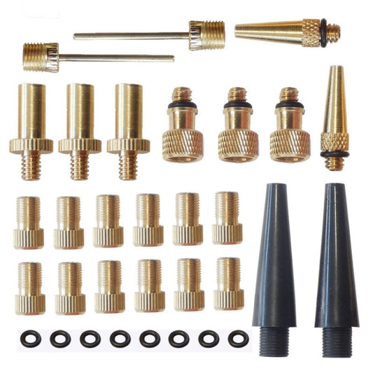 32 in 1 Inflator Adapter French Mouth / US Mouth / UK Mouth Inflation Needle Adapter - Bicycle Locks & Bicycle Pumps by buy2fix | Online Shopping UK | buy2fix