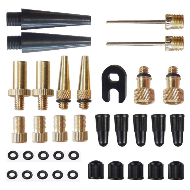 35 in 1 Inflator Adapter French Mouth / US Mouth / UK Mouth Inflation Needle Adapter - Bicycle Locks & Bicycle Pumps by buy2fix | Online Shopping UK | buy2fix