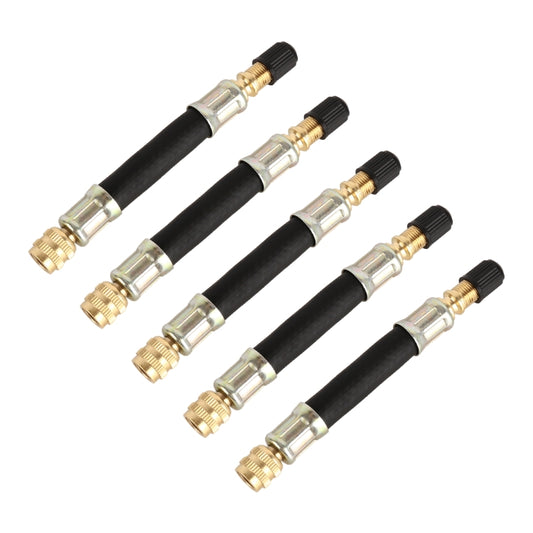 5 PCS Car Vacuum Valve Inflatable Extension Tube, Length: 100mm - Tire Valve Caps by buy2fix | Online Shopping UK | buy2fix