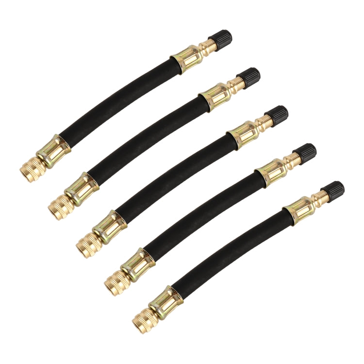 5 PCS Car Vacuum Valve Inflatable Extension Tube, Length: 140mm - Tire Valve Caps by buy2fix | Online Shopping UK | buy2fix