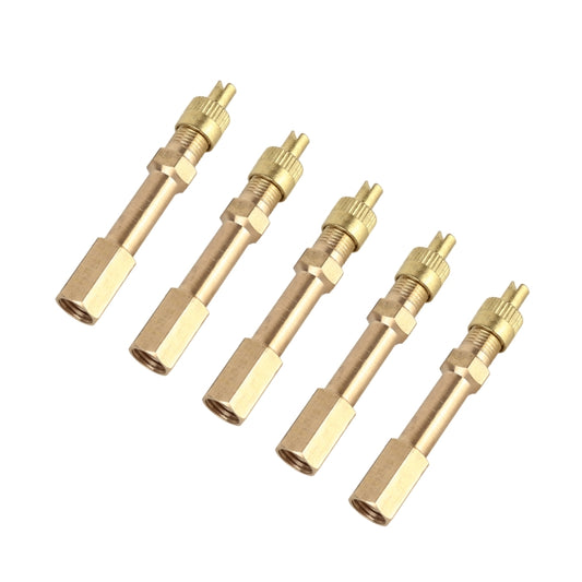 5 PCS Car Tires Valve Inflatable Extension Tube, Length: 50mm - Tire Valve Caps by buy2fix | Online Shopping UK | buy2fix