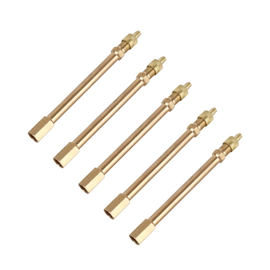 5 PCS Car Tires Valve Inflatable Extension Tube, Length: 100mm - Tire Valve Caps by buy2fix | Online Shopping UK | buy2fix