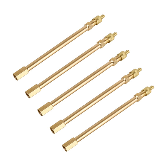 5 PCS Car Tires Valve Inflatable Extension Tube, Length: 120mm - Tire Valve Caps by buy2fix | Online Shopping UK | buy2fix