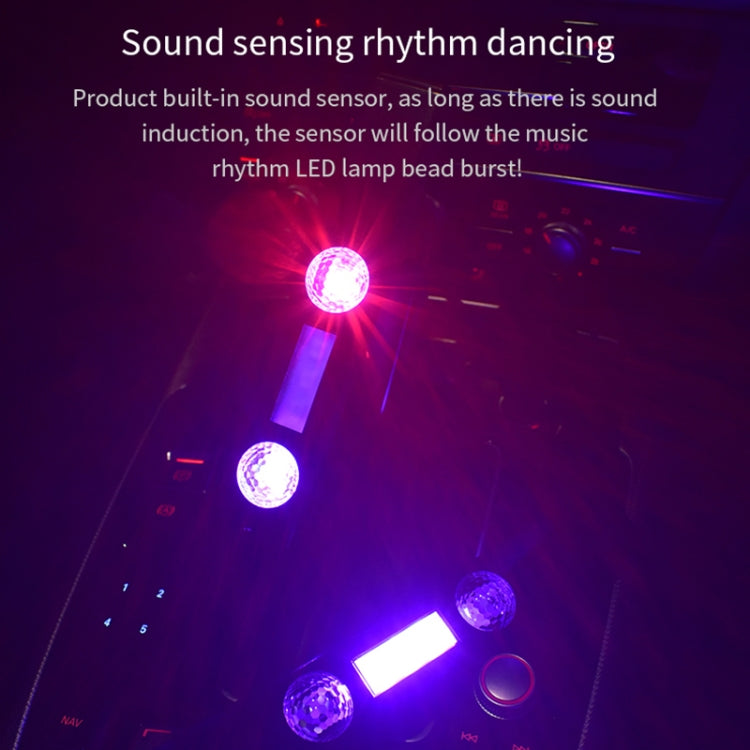 D88 5V 2.5W Car Colorful Starry Sky Atmosphere Lamp without Remote Control by buy2fix