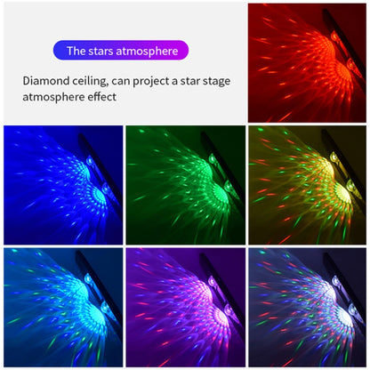 D88 5V 2.5W Car Colorful Starry Sky Atmosphere Lamp without Remote Control by buy2fix