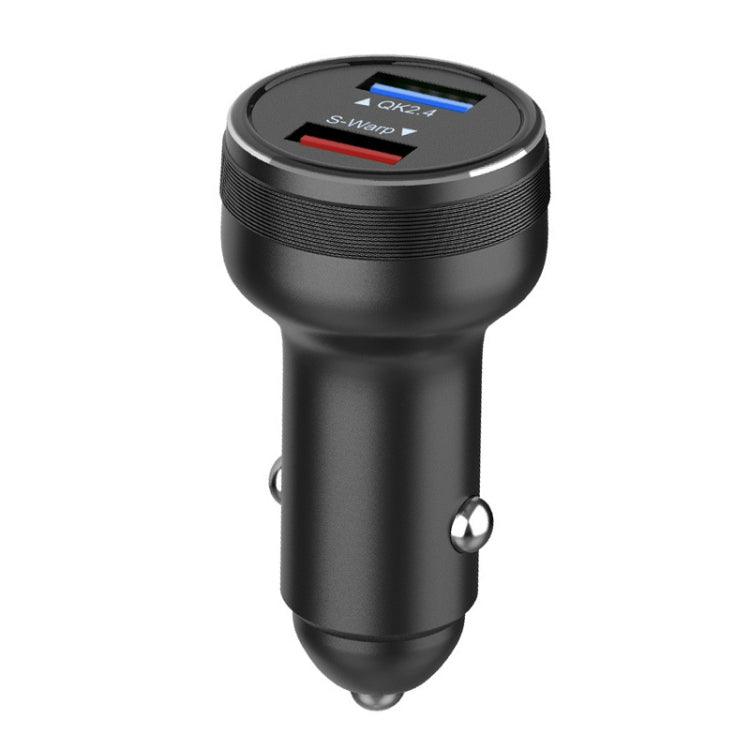 DASH / WARP 30W Car Flash Charger for OnePlus (Black) - Car Charger by buy2fix | Online Shopping UK | buy2fix