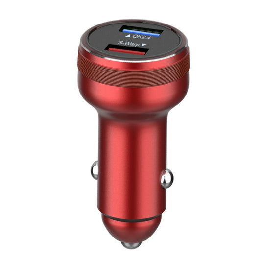 DASH / WARP 30W Car Flash Charger for OnePlus (Red) - Car Charger by buy2fix | Online Shopping UK | buy2fix