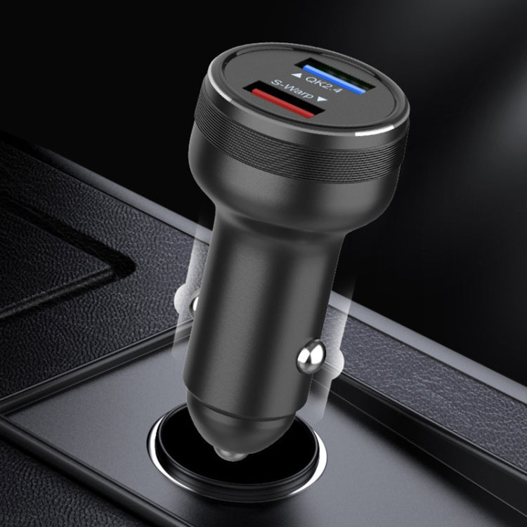 DASH / WARP 30W Car Flash Charger for OnePlus (Black) - Car Charger by buy2fix | Online Shopping UK | buy2fix