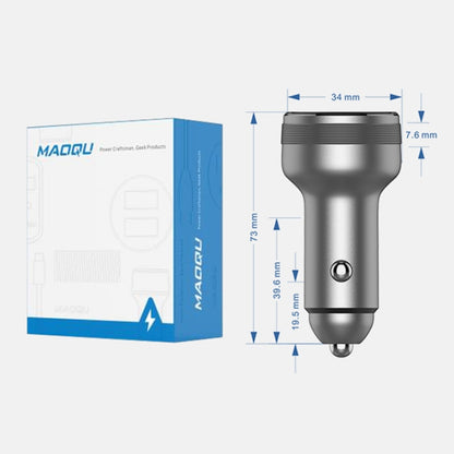 Dual USB 66W Car Flash Charger for OPPO / Huawei (Black) - Car Charger by buy2fix | Online Shopping UK | buy2fix