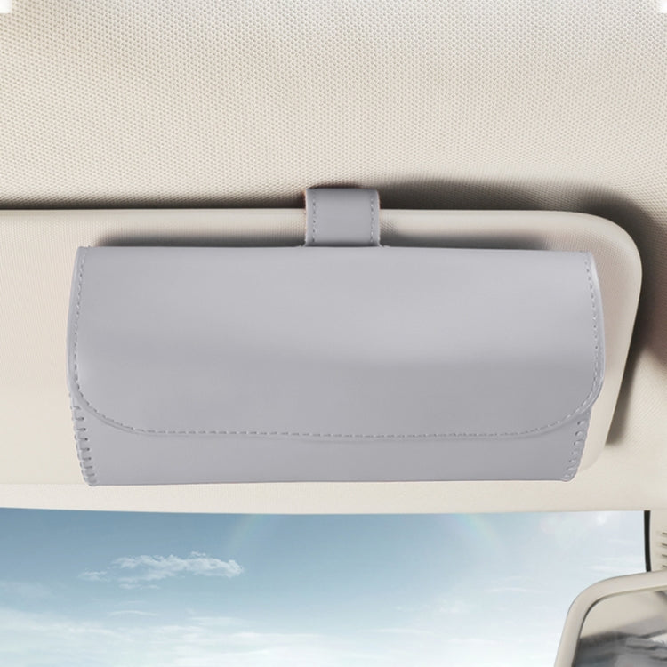 533 Car Glasses Storage Bag Glasses Box (Grey) by buy2fix