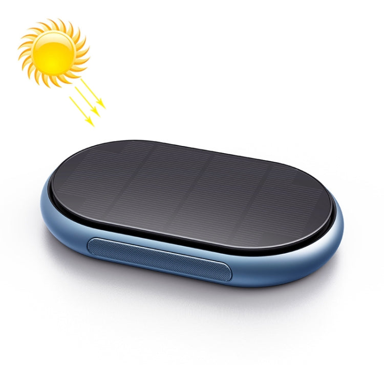 Car Wireless Negative Ion Solar Air Purifier(Blue) by buy2fix