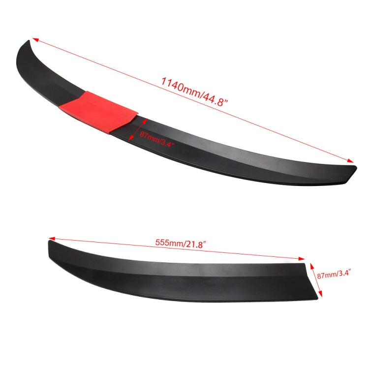 Car Modified ABS Three-stage Rear Wing Side Spoiler Lip by buy2fix