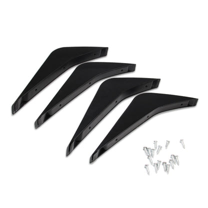 4 PCS Car Modified ABS Rear Wing Side Spoiler Lip for Chevrolet Corvette - Decorative Strip by buy2fix | Online Shopping UK | buy2fix