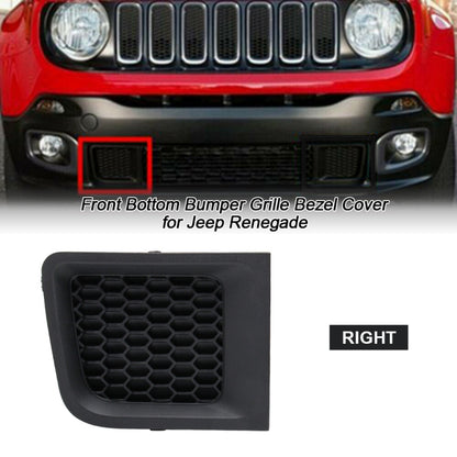 Car Right Front Bumper Lower Grille Bezel Cover for Jeep Renegade by buy2fix