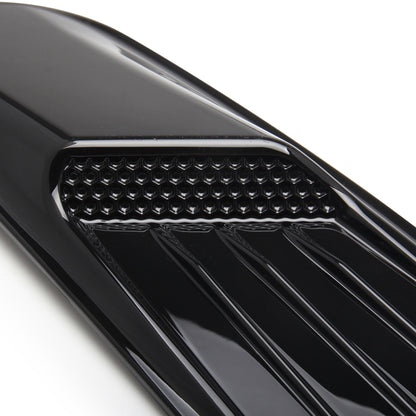 2 PCS Car Decorative Air Flow Intake Scoop Bonnet Side Fender Vent Hood Set for Ford Mustang 2015-2017, Bright Black - Decorative Sticker by buy2fix | Online Shopping UK | buy2fix