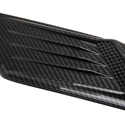2 PCS Car Decorative Air Flow Intake Scoop Bonnet Side Fender Vent Hood Set for Ford Mustang 2015-2017, Carbon Fiber by buy2fix