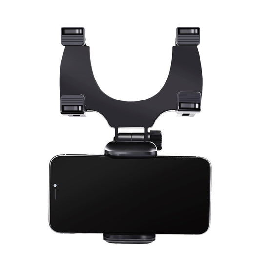 Car Rearview Mirror Mobile Phone Bracket Navigation Recorder Rotating Holder - Universal Car Holders by buy2fix | Online Shopping UK | buy2fix