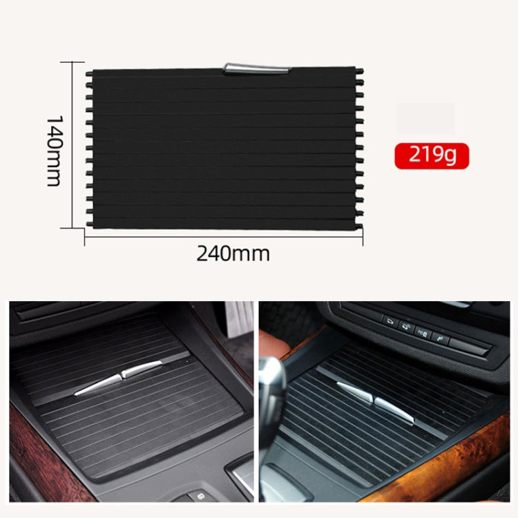 Car Water Cup Holder Zipper Front Section for BMW X5 / X6 2007-2013 by buy2fix