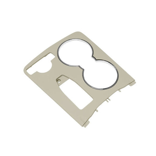 Car Central Control Storage Box Round Cover 2046800107 for Mercedes-Benz C-Class W204 2007-2014, Left Driving(Beige) by buy2fix