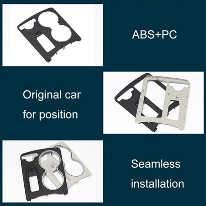 Car Central Control Storage Box Round Cover 2046800107 for Mercedes-Benz C-Class W204 2007-2014, Left Driving(Grey) by buy2fix