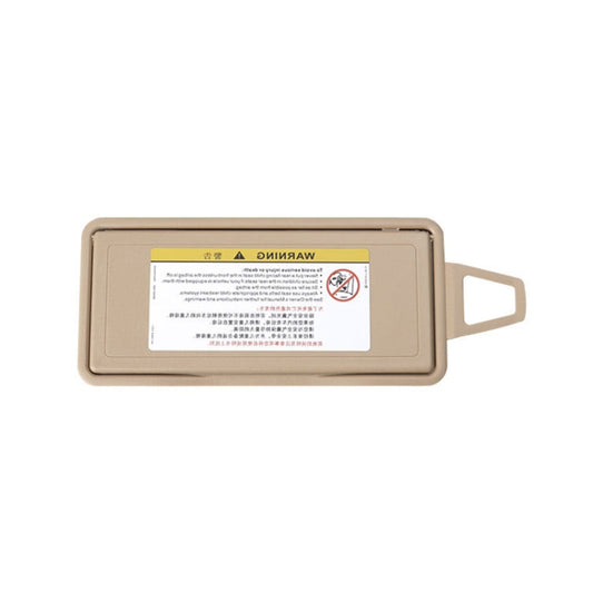 Car Front Row Left Sun Visor Makeup Mirror for Mercedes-Benz S Class W220 1998-2005, Left and Right Drive Universal (Beige) - Interior Mirrors by buy2fix | Online Shopping UK | buy2fix