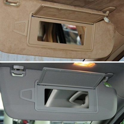 Car Front Row Left Sun Visor Makeup Mirror for Mercedes-Benz S Class W220 1998-2005, Left and Right Drive Universal (Black) by buy2fix