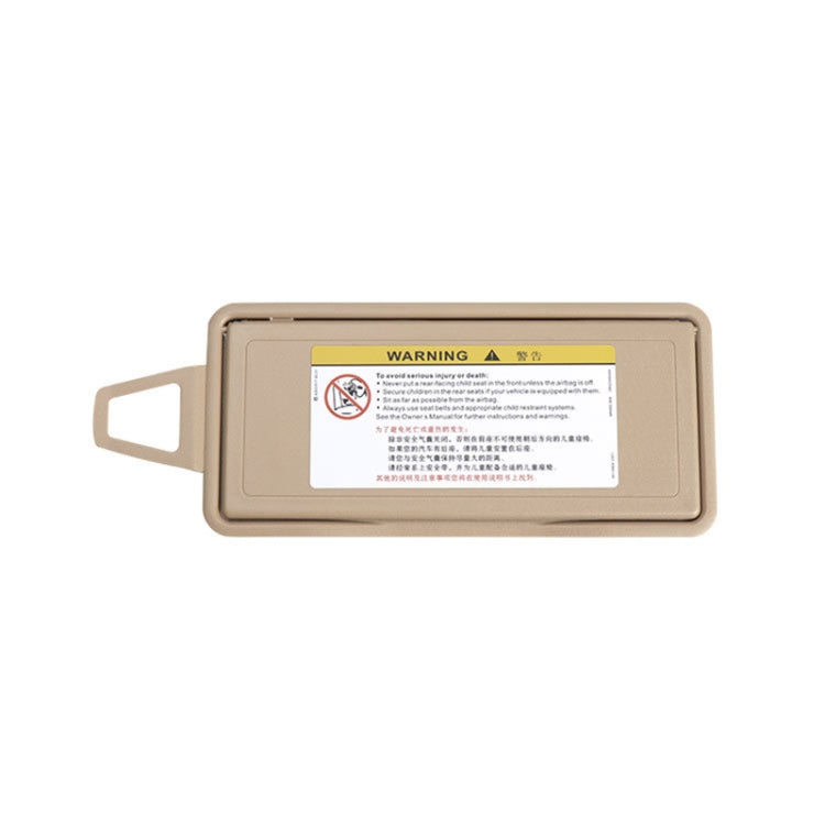 Car Front Row Right Sun Visor Makeup Mirror for Mercedes-Benz S Class W220 1998-2005, Left and Right Drive Universal (Beige) by buy2fix