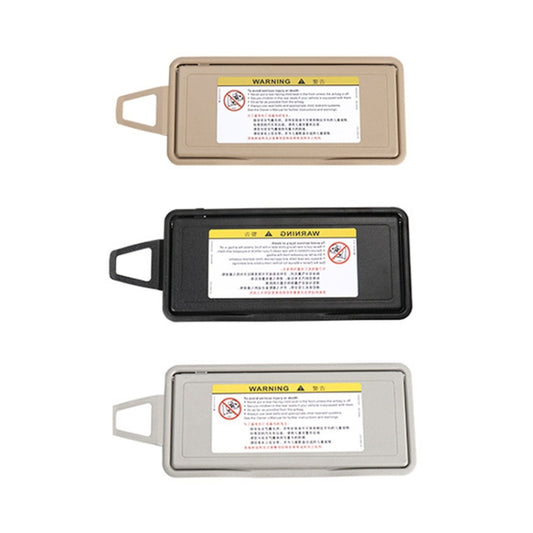 Car Front Row Right Sun Visor Makeup Mirror for Mercedes-Benz S Class W220 1998-2005, Left and Right Drive Universal (Grey) - Interior Mirrors by buy2fix | Online Shopping UK | buy2fix