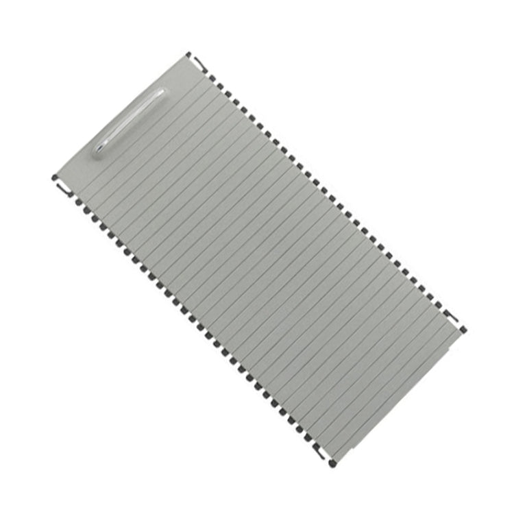 Car Water Cup Holder Roller Blind Zipper Storage Box Trim for Mercedes-Benz W204 / W212 2008-2015 (Grey) by buy2fix