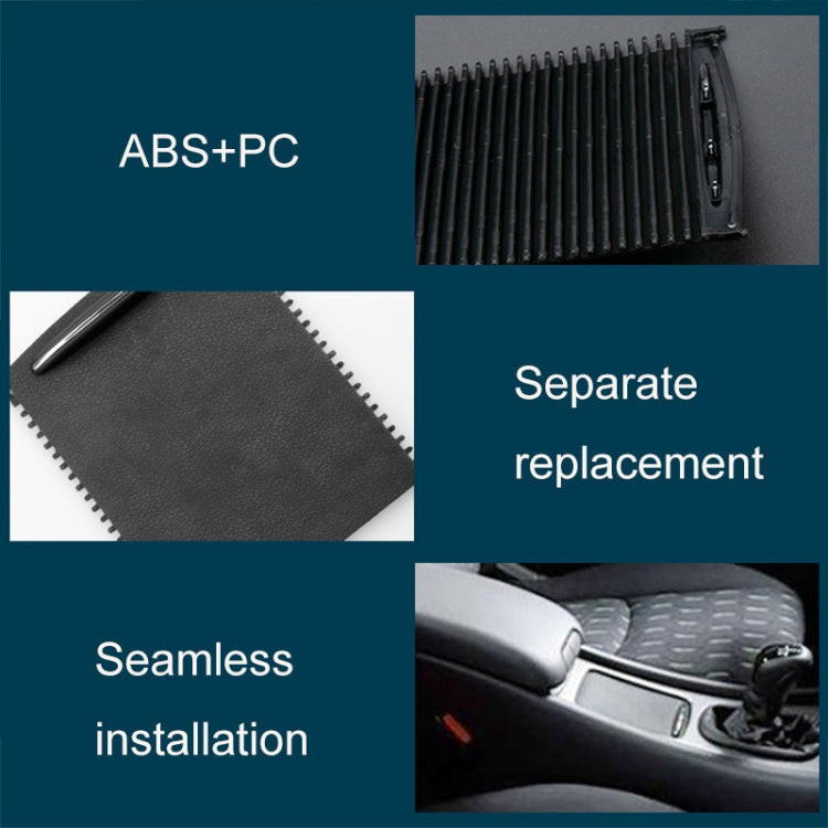 Car Water Cup Holder Roller Blind Zipper Storage Box Trim for Mercedes-Benz W203 Before 2007 by buy2fix