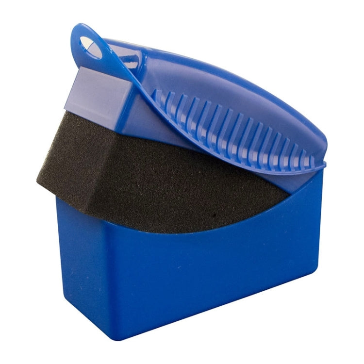 FJYS-01 Car Tires Polishing Waxing Oiling Sponge Brush with Cover, Size: 12x5.5x7cm, Random Color Delivery by buy2fix