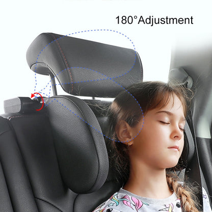 A02 Adjustable Car Auto U-shaped Memory Foam Neck Rest Cushion Seat Pillow(Black) by buy2fix