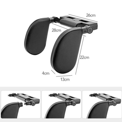 A03 Adjustable Car Auto U-shaped Memory Foam Neck Rest Cushion Seat Pillow (Black) by buy2fix