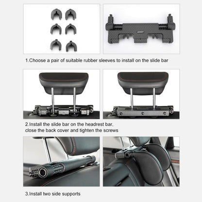 A03 Adjustable Car Auto U-shaped Memory Foam Neck Rest Cushion Seat Pillow (Brown) by buy2fix