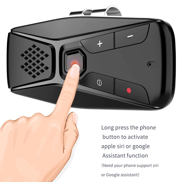T823 Car Sun Visor Bluetooth Hands-free Call Speaker by buy2fix