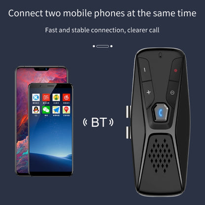 T823 Car Sun Visor Bluetooth Hands-free Call Speaker by buy2fix