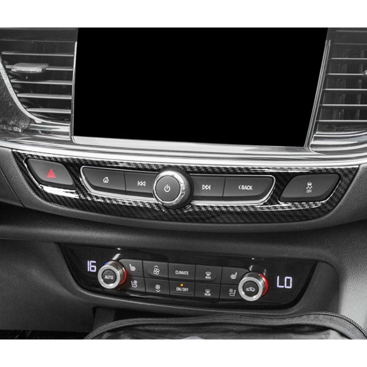 Car Carbon Fiber Navigation Panel Decorative Sticker for Buick Regal 2017-2021 by buy2fix