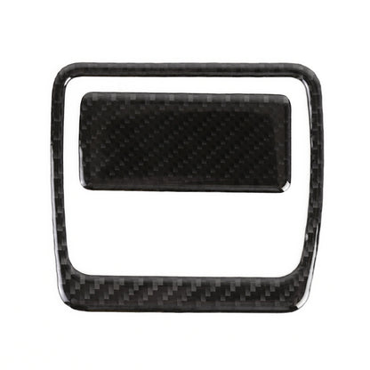 2 in 1 Car Carbon Fiber Front Passenger Seat Storage Box Switch Decorative Sticker for Buick Regal 2017-2021 by buy2fix