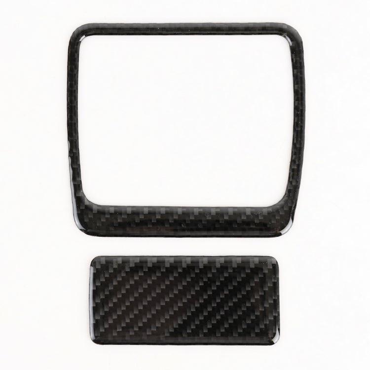 2 in 1 Car Carbon Fiber Front Passenger Seat Storage Box Switch Decorative Sticker for Buick Regal 2017-2021 by buy2fix