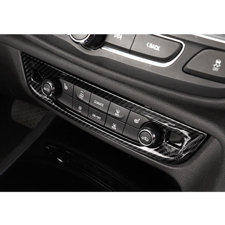 Car Carbon Fiber Air Conditioning Panel Decorative Sticker for Buick Regal 2017-2021 by buy2fix