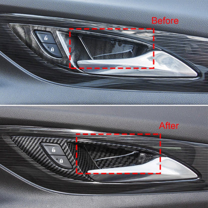 4 in 1 Car Carbon Fiber Inner Door Bowl Decorative Sticker for Buick Regal 2017-2021 - Car Interior Mouldings by buy2fix | Online Shopping UK | buy2fix
