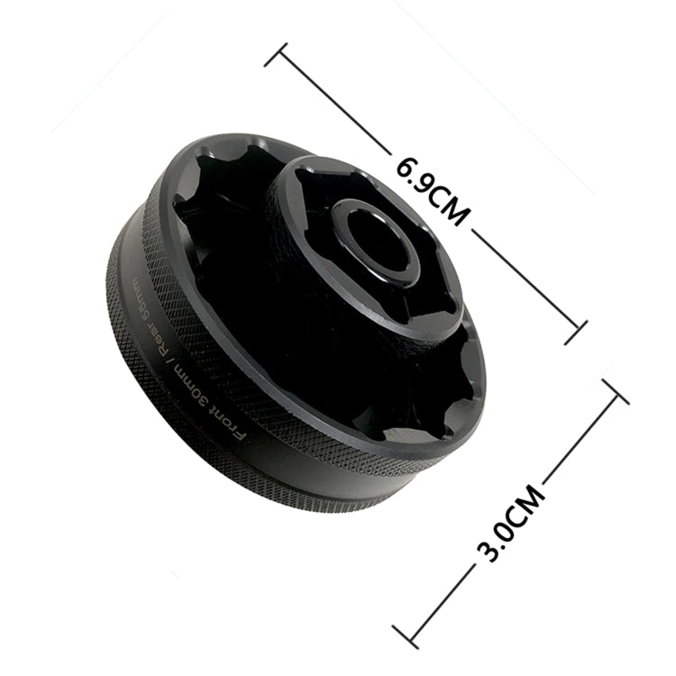 ZK-003 Motorcycle 55mm + 30mm Wheel Nut Socket Tool for Ducati 1098 1198 1199 Multistrada Diavel - Replacement Parts by buy2fix | Online Shopping UK | buy2fix