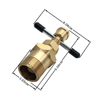 ZK-020 Car 15mm & 22mm Olive Remove Puller Solid Brass Copper Pipe Fitting - Hand Tool Sets by buy2fix | Online Shopping UK | buy2fix