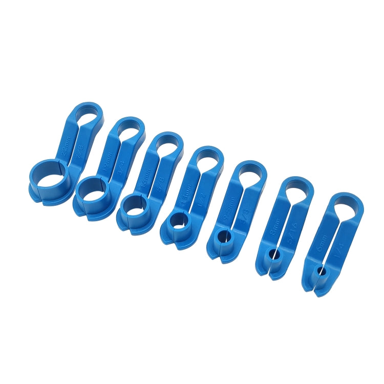 ZK-078 7 in 1 Car Fuel Line Angled Disconnect Tool Set - Engine Repair Tools by buy2fix | Online Shopping UK | buy2fix
