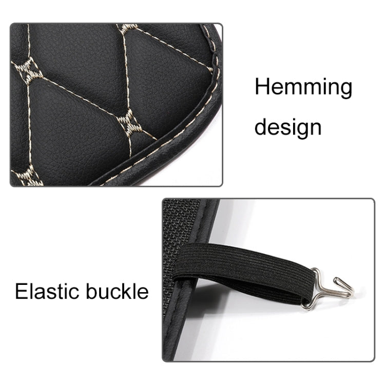 Car Half-inclusive Seat Back Anti-kick Mat Rear Anti-dirty Pad Small Size by buy2fix