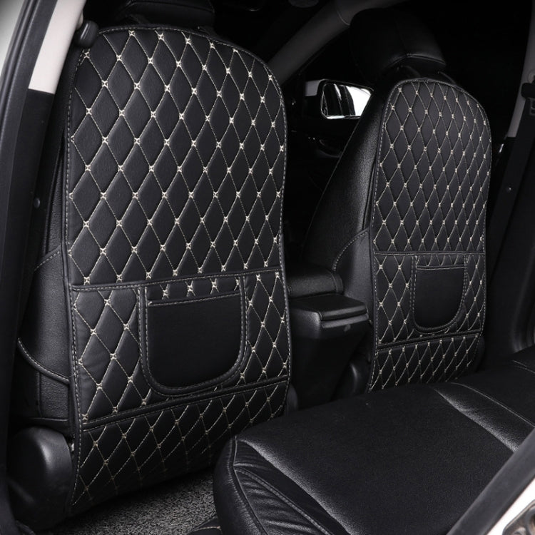 Car All-inclusive Seat Back Anti-kick Mat Rear Anti-dirty Pad Large Size by buy2fix