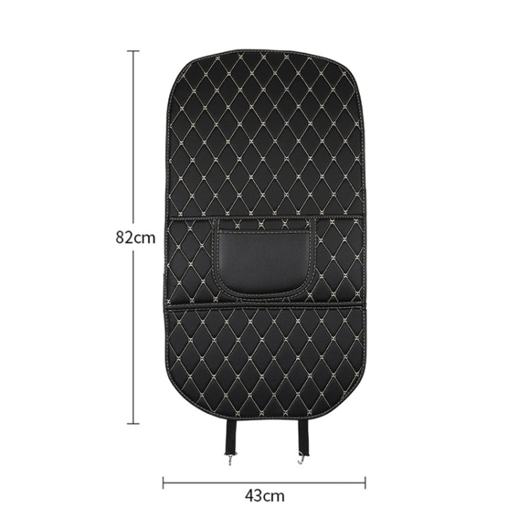 Car All-inclusive Seat Back Anti-kick Mat Rear Anti-dirty Pad Large Size by buy2fix