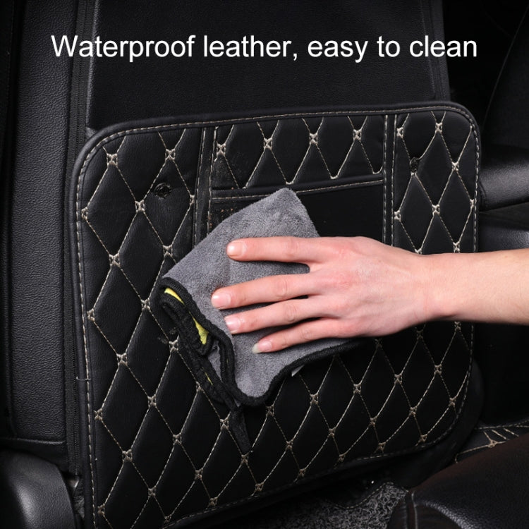 Car All-inclusive Seat Back Anti-kick Mat Rear Anti-dirty Pad Large Size by buy2fix